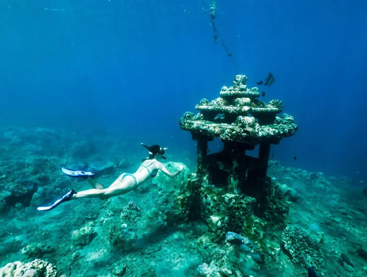 Snorkeling au temple immergé d'Amed